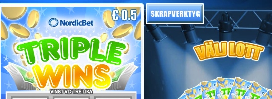 Spela Triple Wins från €0,5